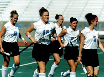 Women’s athletics has grown from eight teams in 1983 to 15 today, including field hockey. PHOTO: EILEEN BARROSO